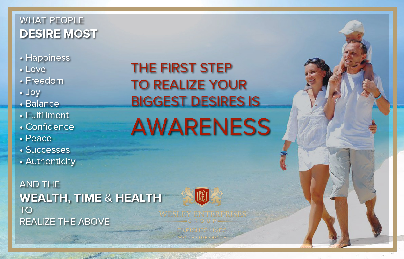 The first step - Awareness