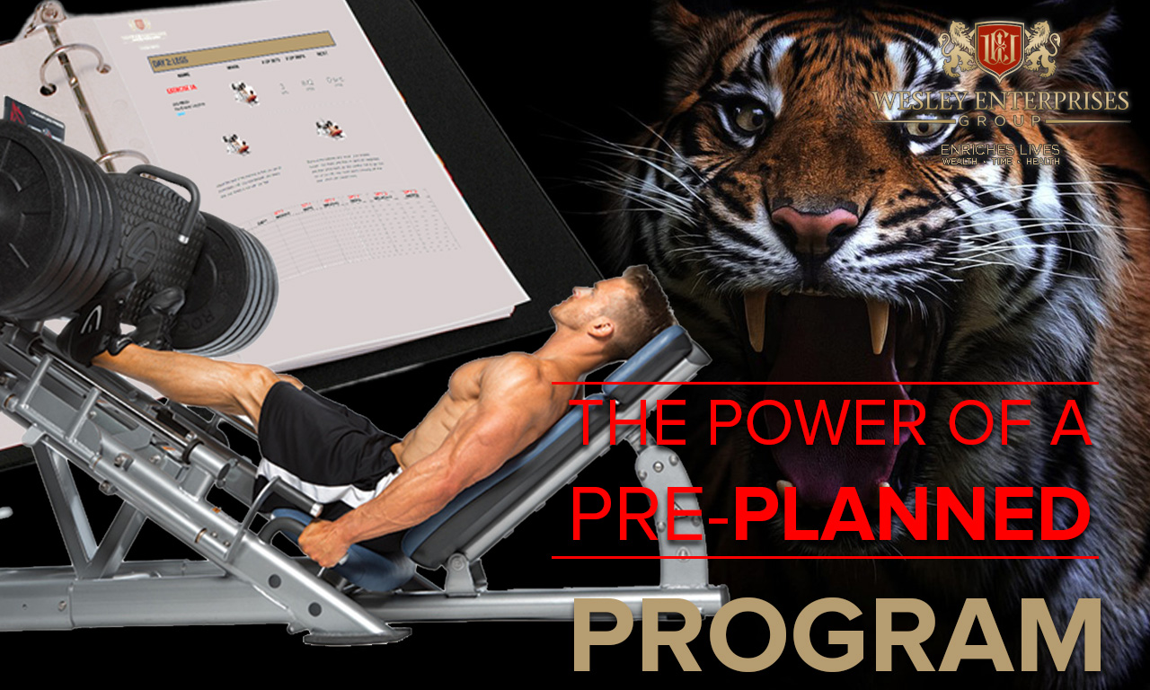 The power of a pre-planned program