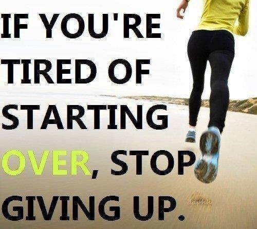 If you're tired of starting over